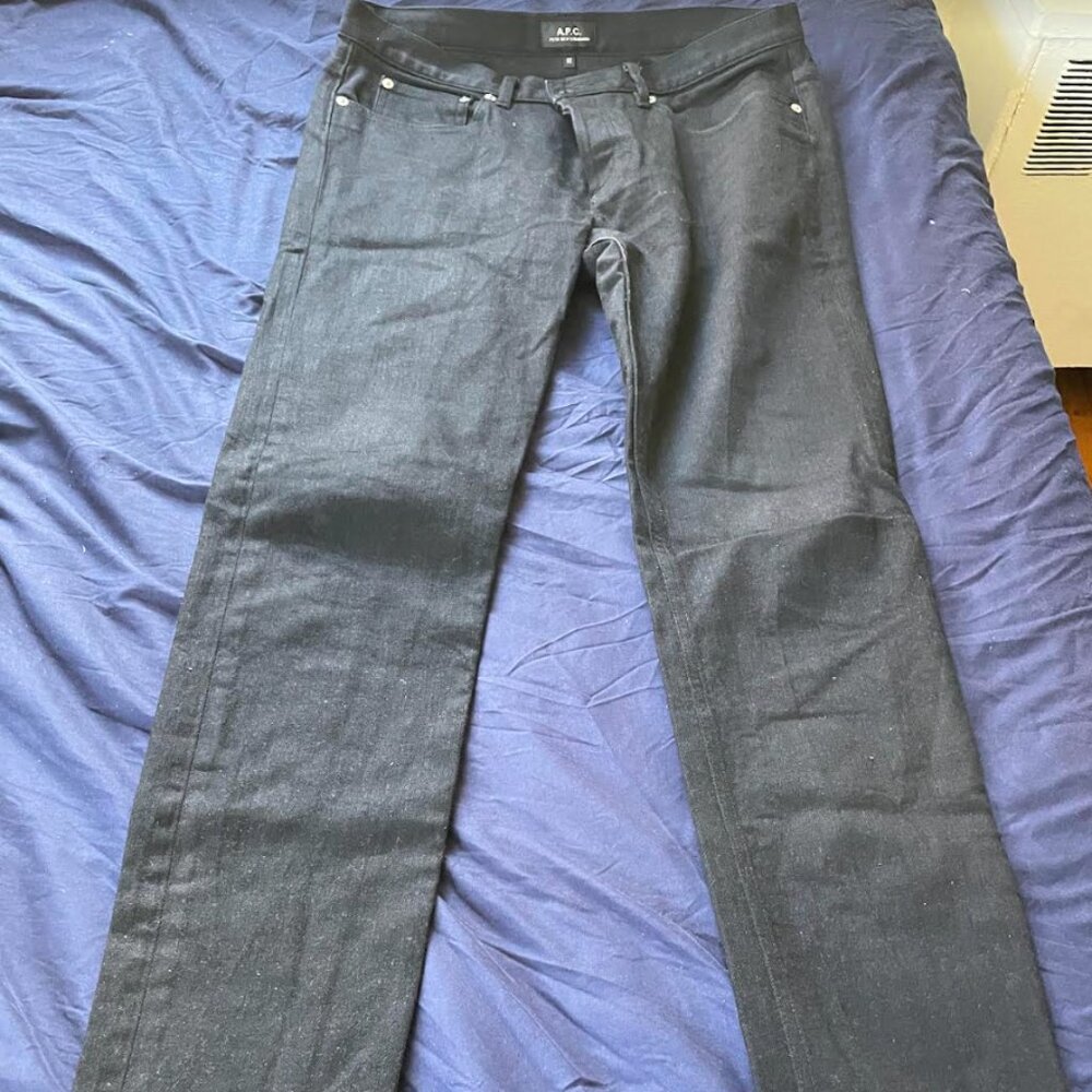 A.P.C Black Denim Jeans